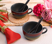 500 ML Ceramic Soup Bowls Set of 2