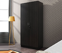 Kosmo Optima 2 Door Wardrobe in Wenge Finish