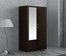 Carnival 2 Door Wardrobe in Wenge Finish