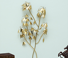 Golden Iron Rossy Gold Tree Wall Decor