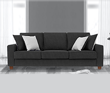 Ladybug 3 Seater Sofa In Grey Colour